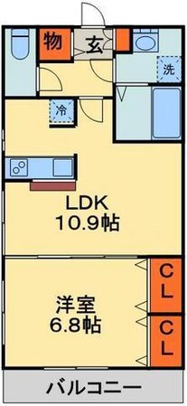 オリエンタルコート千葉中央2 の物件間取画像